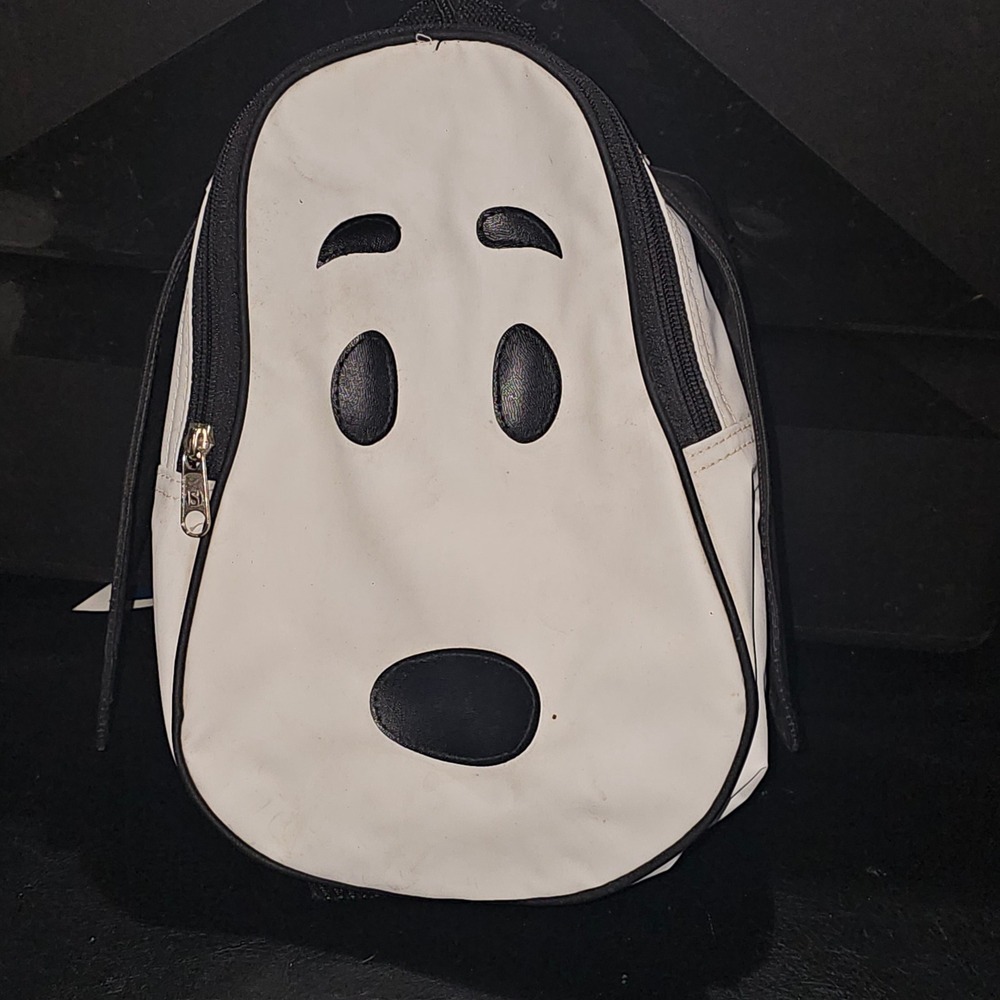 Vintage Peanuts Snoopy Head Backpack 11" x 7"‎ x 3"